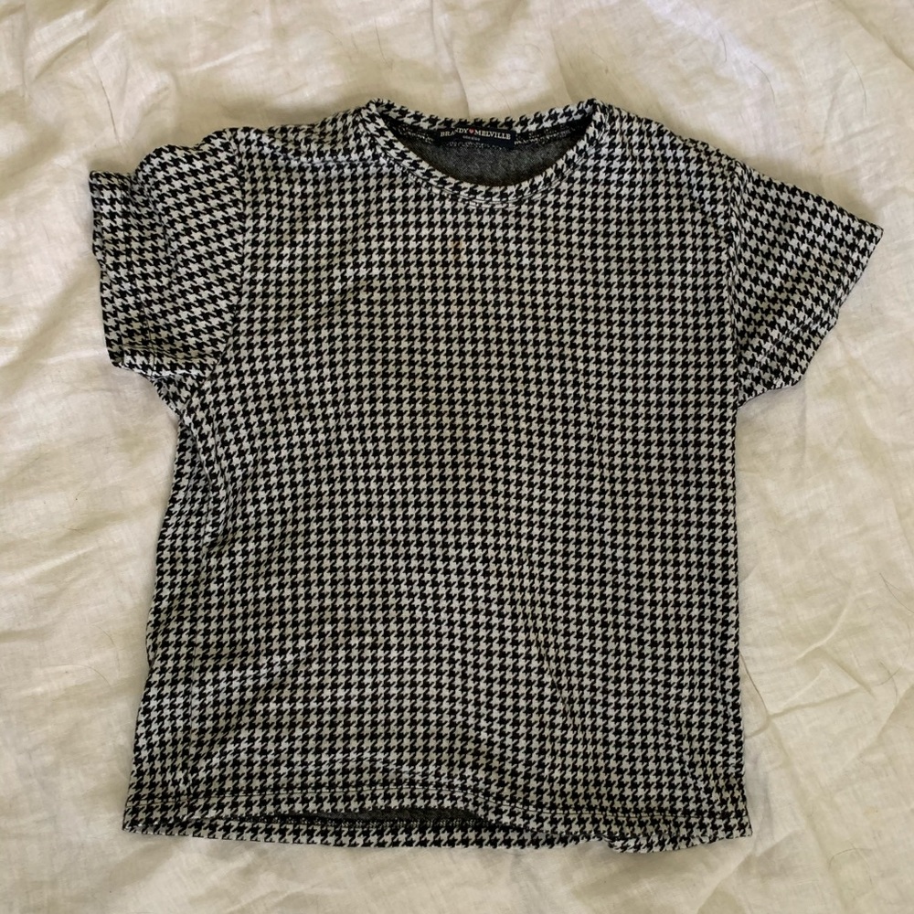 Brandy Melville Sammy Top in Houndstooth - Picture 3 of 5